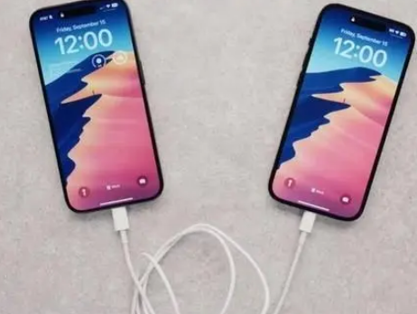 融安苹果15维修店分享iPhone15可以给安卓充电吗 
