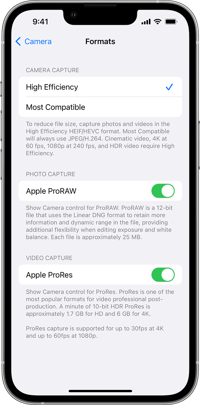 融安苹果13维修分享如何在 iPhone 13 Pro 机型中拍摄和管理 ProRes 视频 